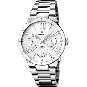 FESTINA - F16716/1 női óra fehér számlappal acél csattal