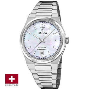 FESTINA SWISS F20052/1 női óra gyöngyház számlappal acél csattal