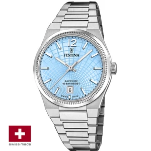 FESTINA SWISS F20052/5 női óra kék számlappal acél csattal
