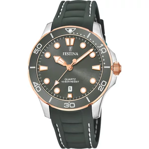 FESTINA - F20502/5 női óra zöld számlappal zöld szilikon (gumi) szíjjal