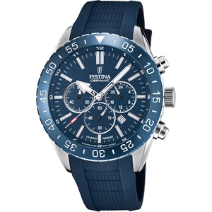 FESTINA - F20515/1 férfi óra kék számlappal kék szilikon (gumi) szíjjal