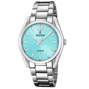 FESTINA - F20622/D női óra türkiz számlappal acél csattal