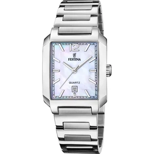 FESTINA - F20679/2 női óra ezüst számlappal acél csattal