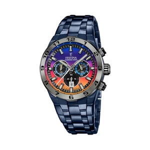 FESTINA - F20709/1 férfi óra rainbow számlappal acél csattal (PVD) SPECIAL EDITION