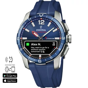 FESTINA - F23000/1 férfi óra kék számlappal kék szilikon (gumi) szíjjal)