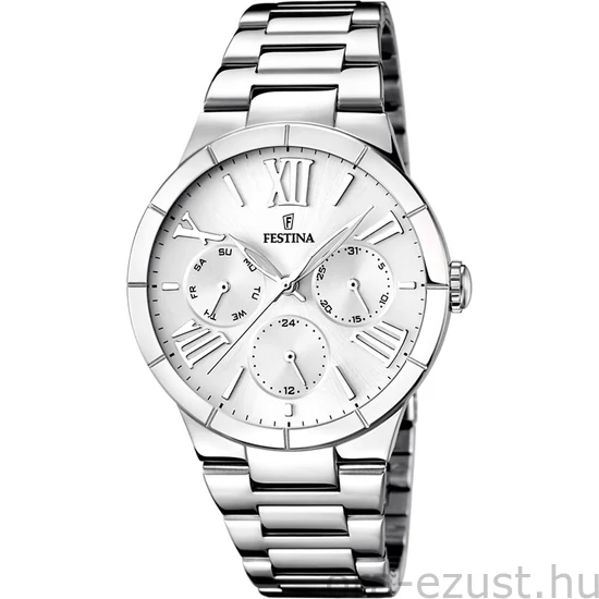 FESTINA - F16716/1 női óra fehér számlappal acél csattal