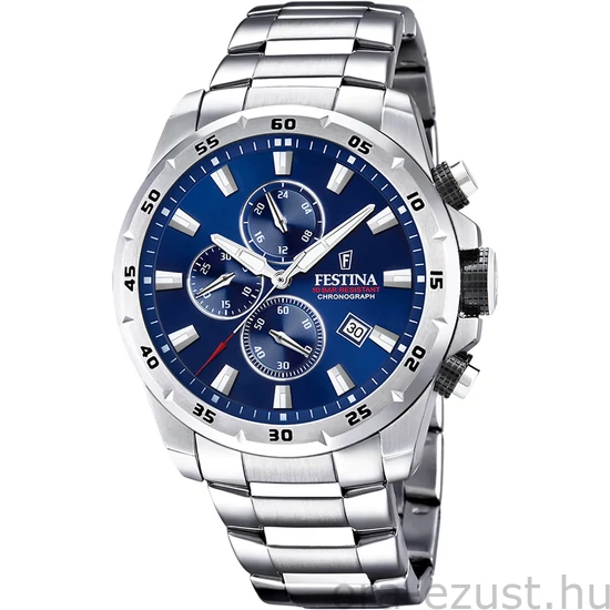 FESTINA - F20463/2 férfi óra kék számlappal acél csattal