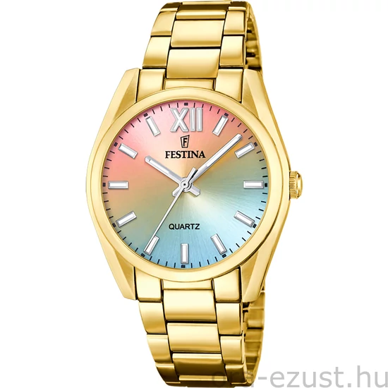 FESTINA - F20640/7 női óra rainbow számlappal acél csattal (PVD)