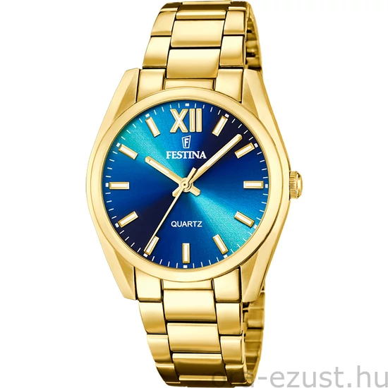 FESTINA - F20640/8 női óra kék számlappal acél csattal (PVD)