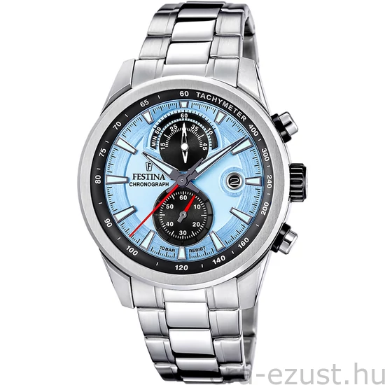 FESTINA - F20694/2 férfi óra kék számlappal acél  csattal