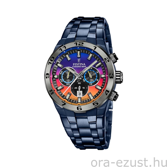 FESTINA - F20709/1 férfi óra rainbow számlappal acél csattal (PVD) SPECIAL EDITION