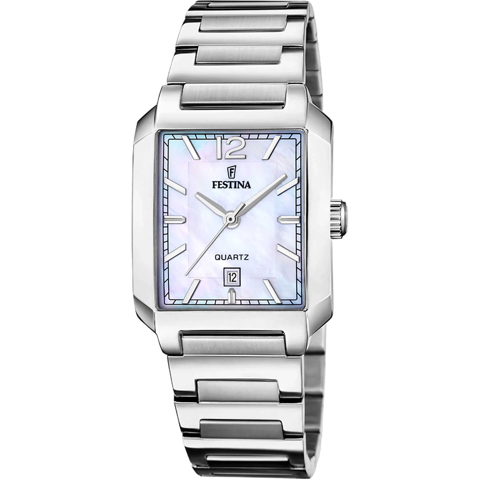 FESTINA - F20679/2 női óra ezüst számlappal acél csattal